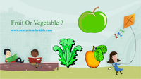 PowerPoint To teach differences between fruits and vegetables